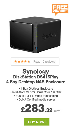 Synology DiskStation DS415Play 4 Bay Desktop NAS