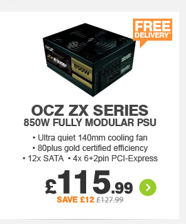 OCZ 850W Modular PSU - £115.99