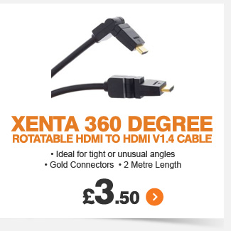 Rotatable HDMI to HDMI 2m Cable - £3.50