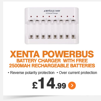 Battery Charger with Free Batteries - £14.99