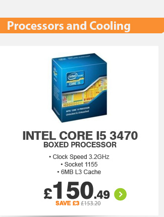 Intel Core i5 3470 Processor - £150.49