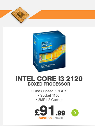 Intel Core i3 2120 Processor - £91.99
