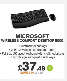 MS Wireless Comfort Desktop 5000  - £37.99