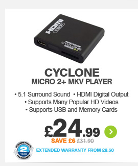 Cyclone Micro 2+ MKV Player - £24.99