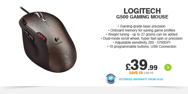 Logitech G500 Gaming Mouse - £39.99