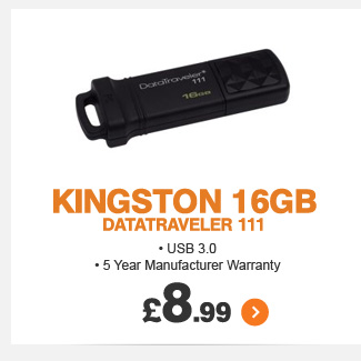 Kingston 16GB DataTraveler 111 - £8.99