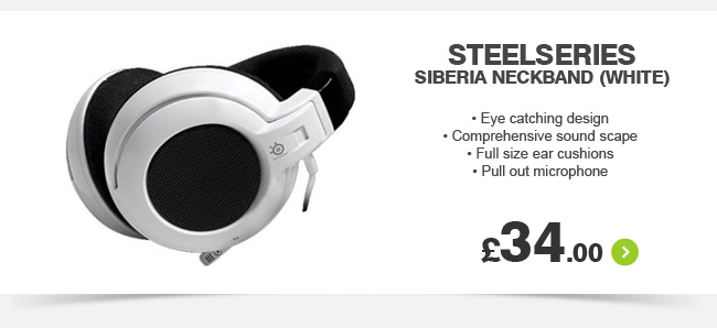 SteelSeries Siberia Neckband (White) - £34.00
