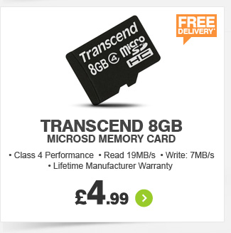 8GB MicroSDHC Card  - £4.99