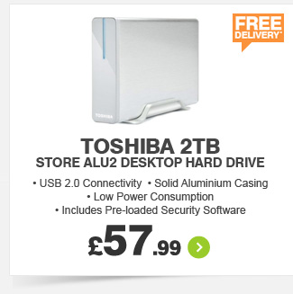 Toshiba 2TB StorE Alu2 HDD - £57.99
