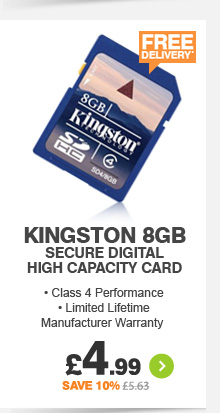 8GB SD Card - £4.99