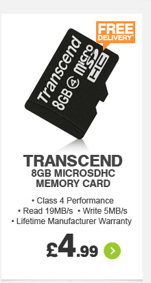 8GB MicroSDHC Card - £4.99