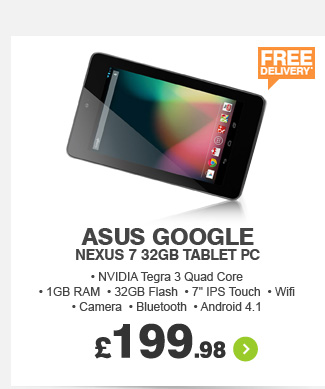 Asus Google Nexus 7 Tablet PC - £199.98