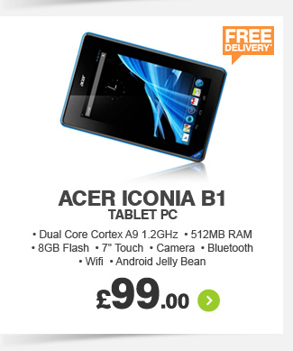 Acer Iconia B1 Tablet PC - £99.99