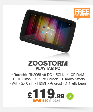 Zoostorm PlayTab PC - £119.99