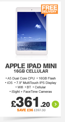 iPad Mini 16GB - £361.20