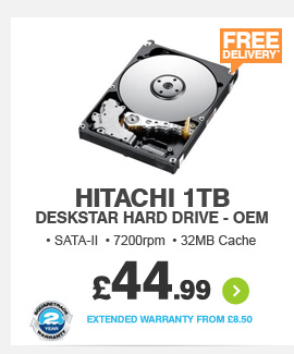 Hitachi 1TB Hard Drive - £44.99