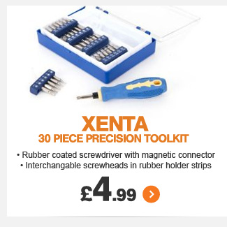 Xenta 30 Piece Precision Toolkit - £4.99