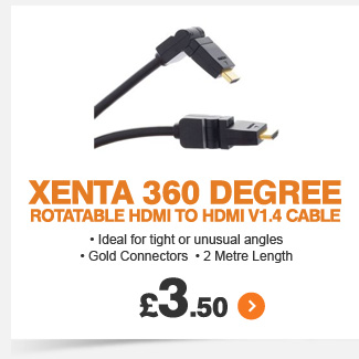 Rotatable HDMI to HDMI 2m Cable - £3.99