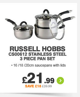 Russell Hobbs 3 Piece Pan Set - £21.99