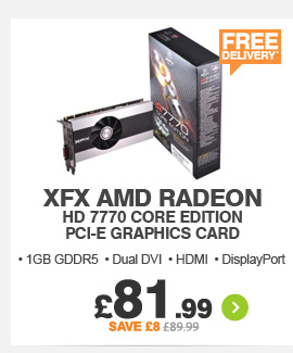 XFX HD 7770 Core Edition - £81.99