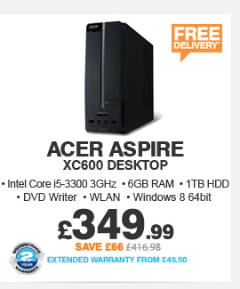 Acer Aspire XC600 Desktop  - £349.99
