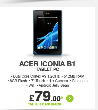 Acer Iconia B1 Tablet PC - £79.00*