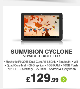 Sumvision Cyclone Voyager Tablet PC - £129.99