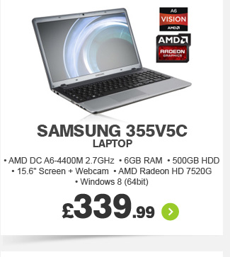Samsung 355V5C Laptop - £339.99