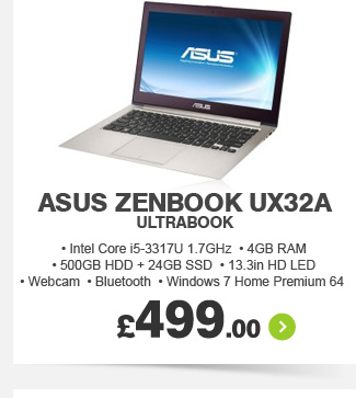 Asus Zenbook UX32A Ultrabook - £499.00
