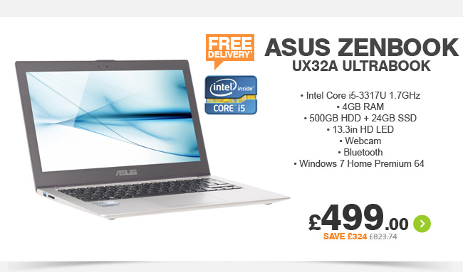 Asus Zenbook UX32A Ultrabook - £499.99