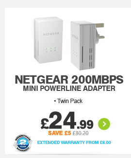 2x 200Mbps Powerline Adapter  - £24.99