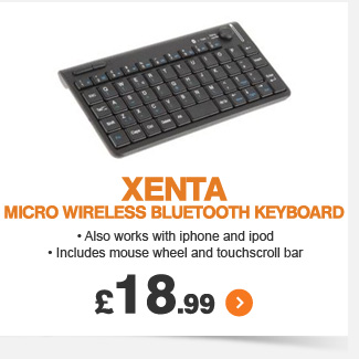 Micro Wireless Bluetooth Keyboard - £18.99
