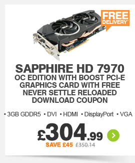 Sapphire HD 7970 OC Edition - £304.99