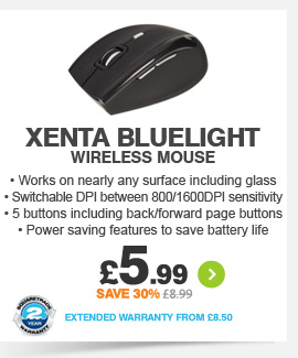 Xenta Bluelight Wireless Mouse - £5.99