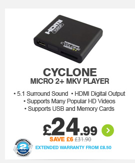 Cyclone Micro 2+ MKV Player - £24.99