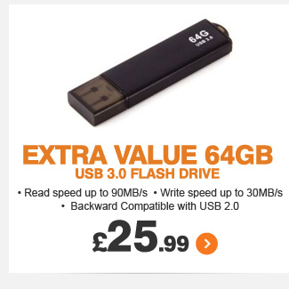 64GB USB 3.0 Flash Drive - £25.99