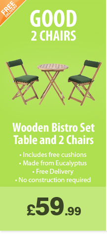Table + 2 Chairs - £59.99