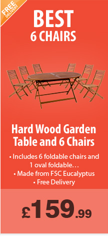 Table + 6 Chairs - £149.99