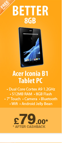 Iconia B1 Tablet - £79*