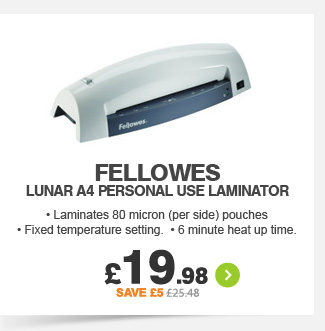 Fellowes Lunar A4 Laminator - £19.99