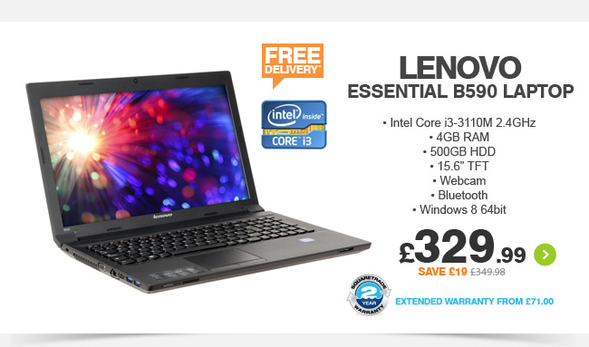 Lenovo Essential B590 Laptop - £329.99