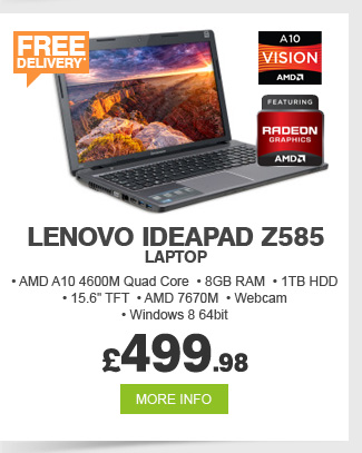Lenovo IdeaPad Z585 Laptop - £499.99