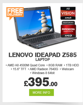 Lenovo IdeaPad Z585 Laptop - £395.00