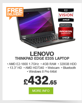 Lenovo ThinkPad Edge E335 Laptop - £432.65