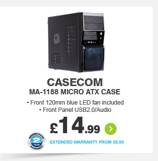 Casecom MA-1188 Micro ATX Case - £14.99