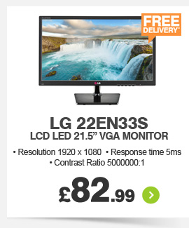 LG 21.5in VGA Monitor - £82.99