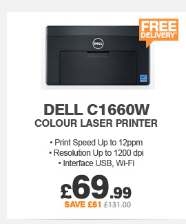 Dell C1660w Colour Laser Printer - £69.99