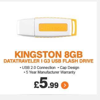 Kingston 8GB USB Flash Drive - £5.99