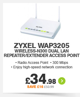 ZyXEL WAP3205 Wireless-N300 - £34.99