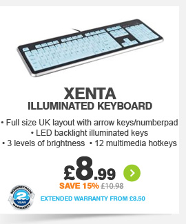 Xenta Illuminated Keyboard - £8.99